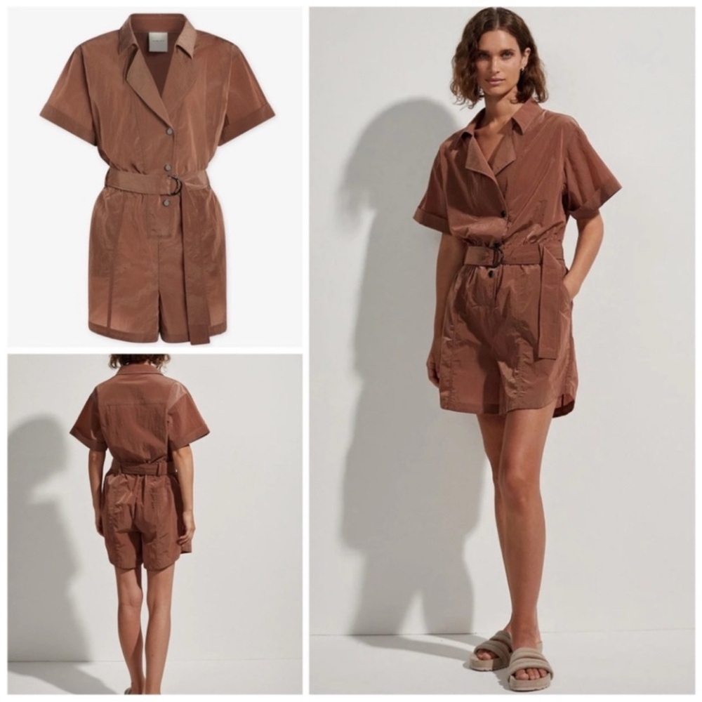 NWT Varley Belle Boxy Playsuit Medium